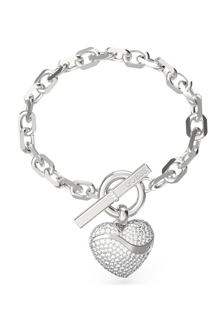 Bratara de otel inoxidabil cu talisman inima