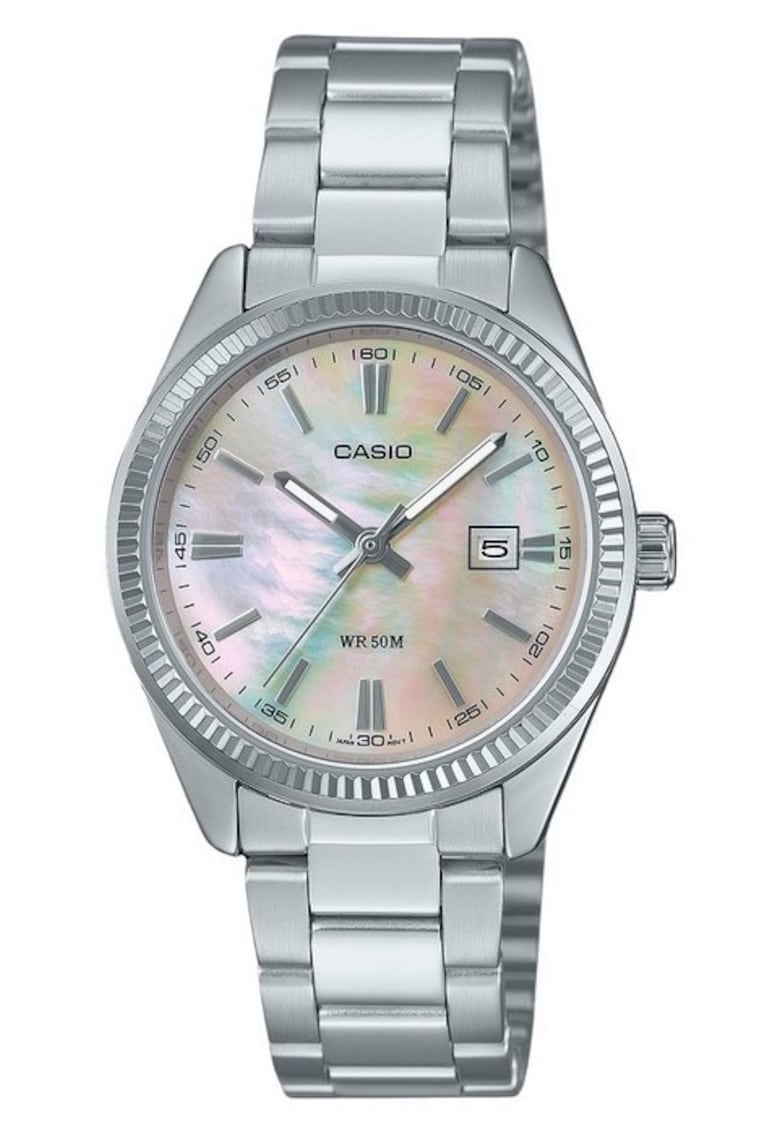 Ceas dama LTP-1302DS-4AV - ionizat - afisaj analog - data - rezistent la apa 50M - 30.2x8.8mm