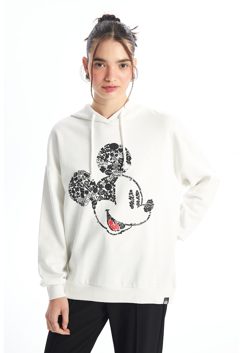 Hanorac lejer cu imprimeu Mickey Mouse