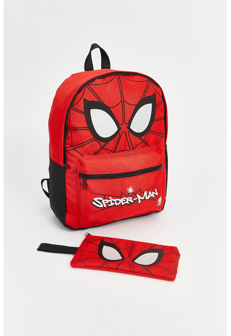 Set de rucsac si penar cu imprimeu cu Spiderman