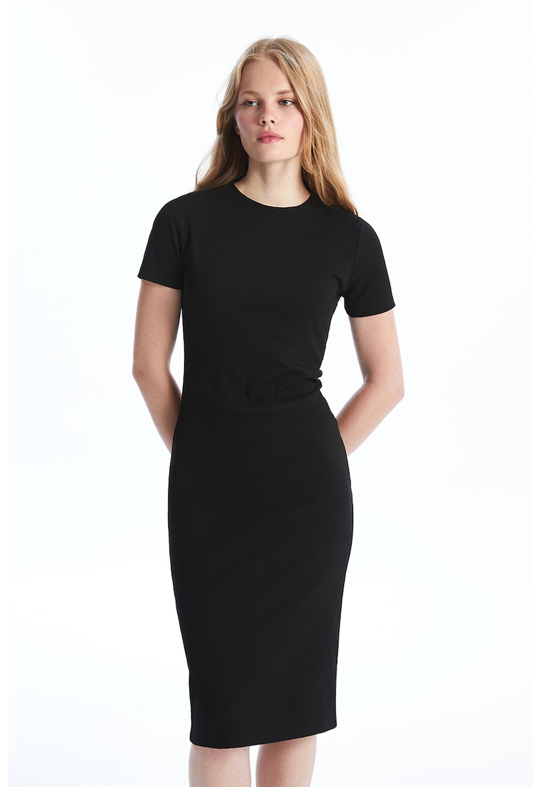 Rochie-tricou midi cambrata