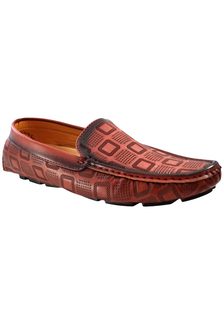 Mocasini Barbatesti - Rosu-Bordo - FreeFresh