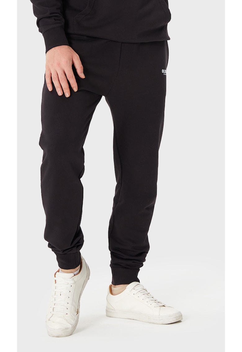 Pantaloni de trening din bumbac cu terminatii elastice 173359