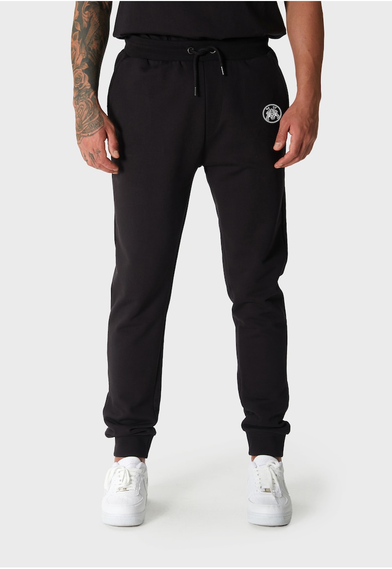 Pantaloni de trening relaxed fit din bumbac cu detaliu logo 173361