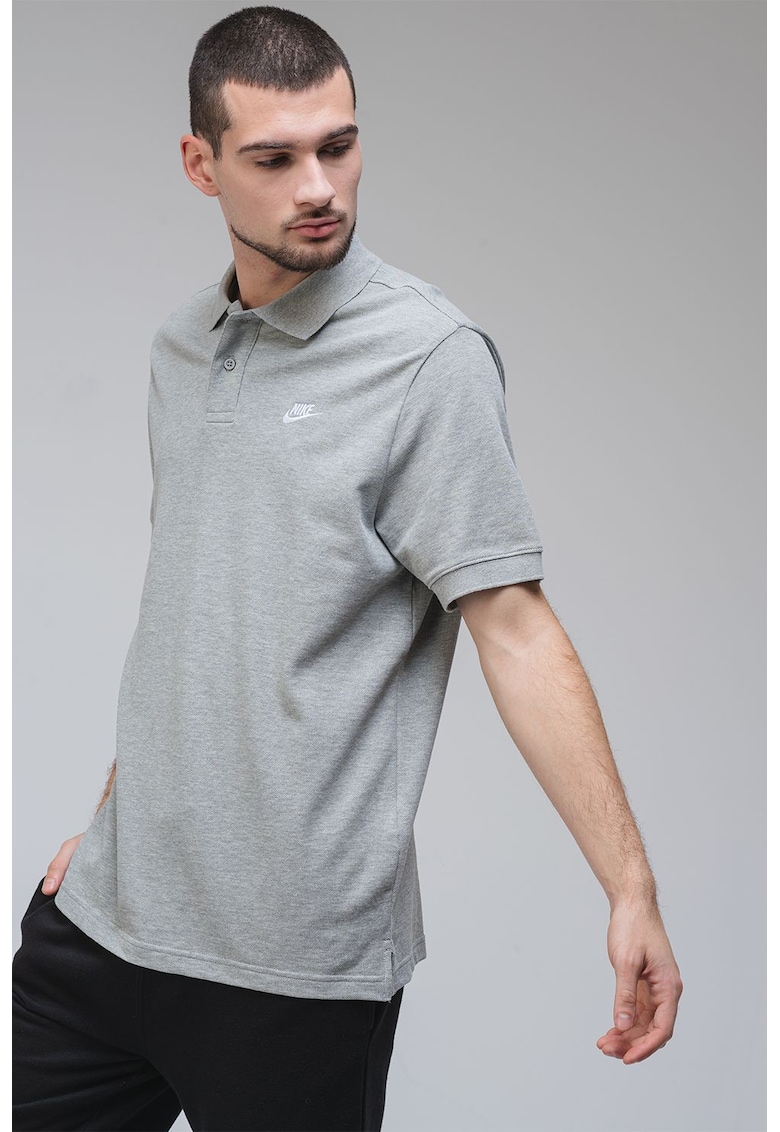 Tricou polo din material pique cu logo