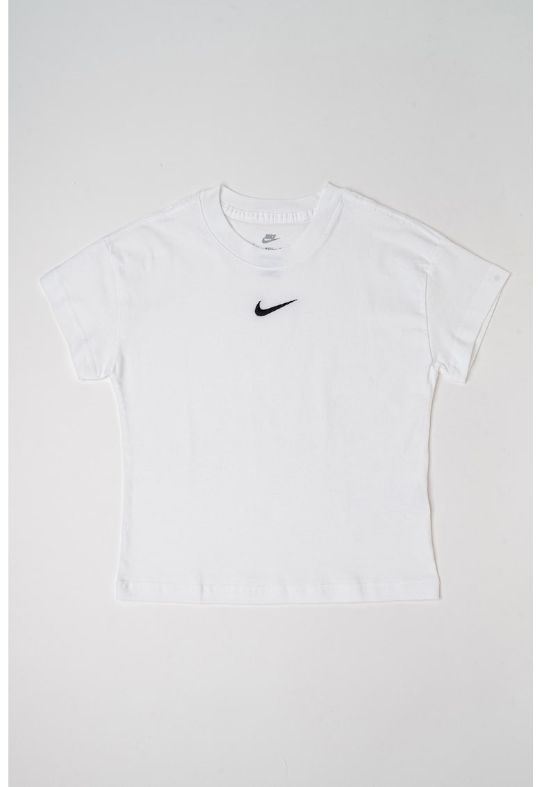 Tricou din bumbac cu detaliu logo