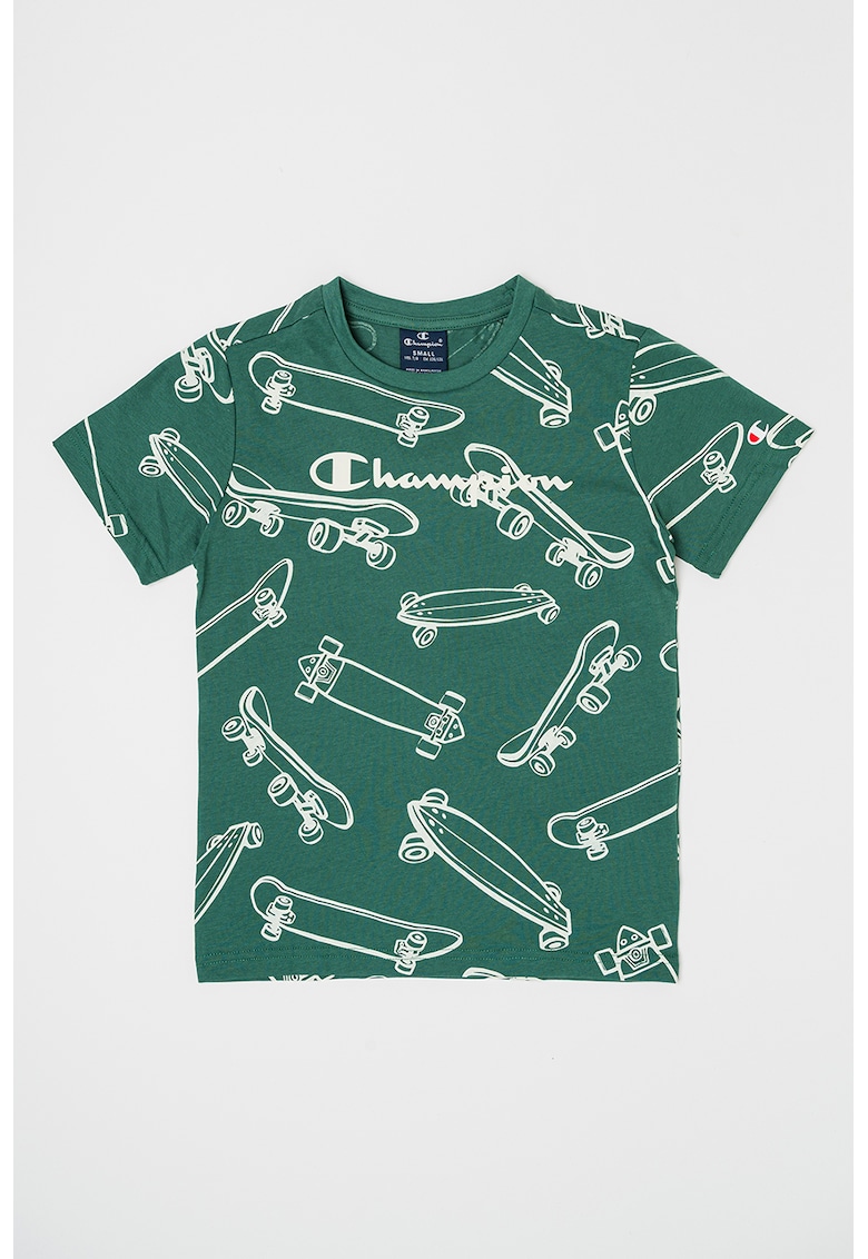 Tricou de bumbac cu imprimeu grafic