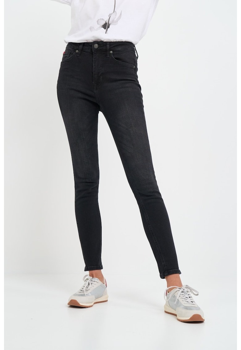 Blugi dama inchisa skinny - Negru