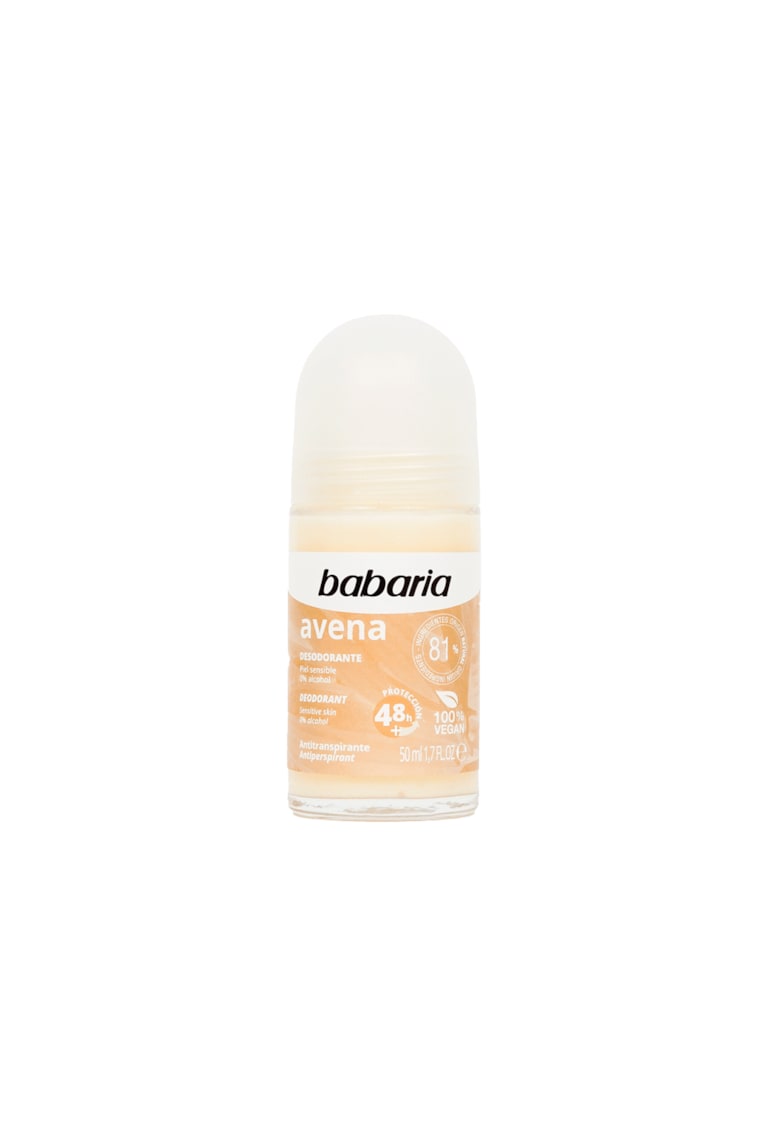 Deodorant roll-on fara alcool - piele sensibila - Avena - 50 ml
