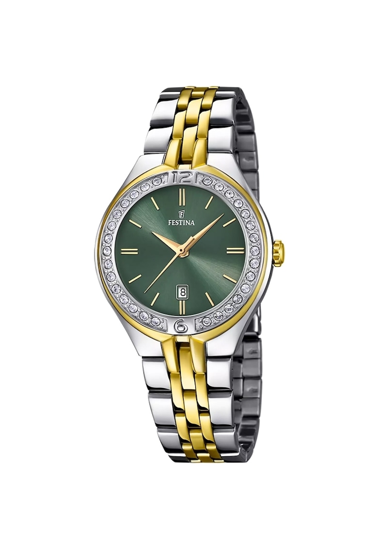 Ceas dama F16868/4 Quartz Argintiu - Auriu