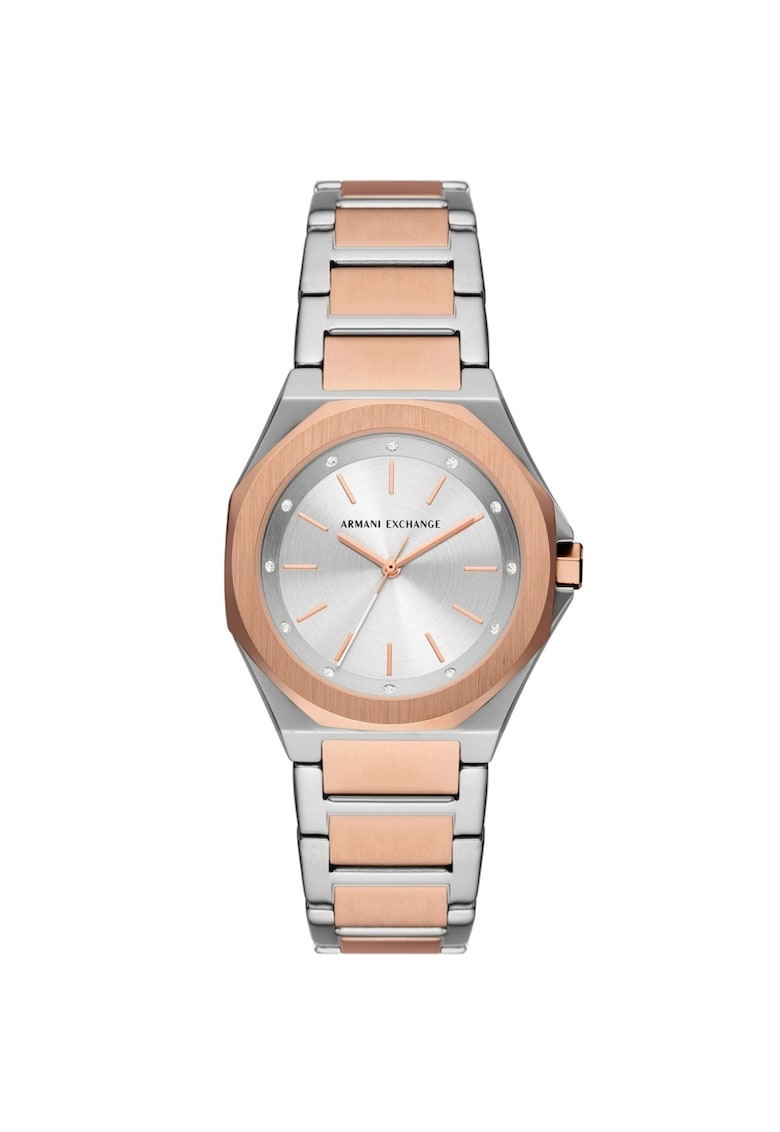 Ceas dama AX4607 Quartz Argintiu - Rose gold