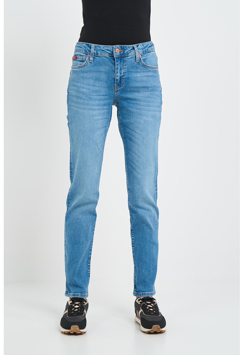 Blugi regular fit din amestec de bumbac