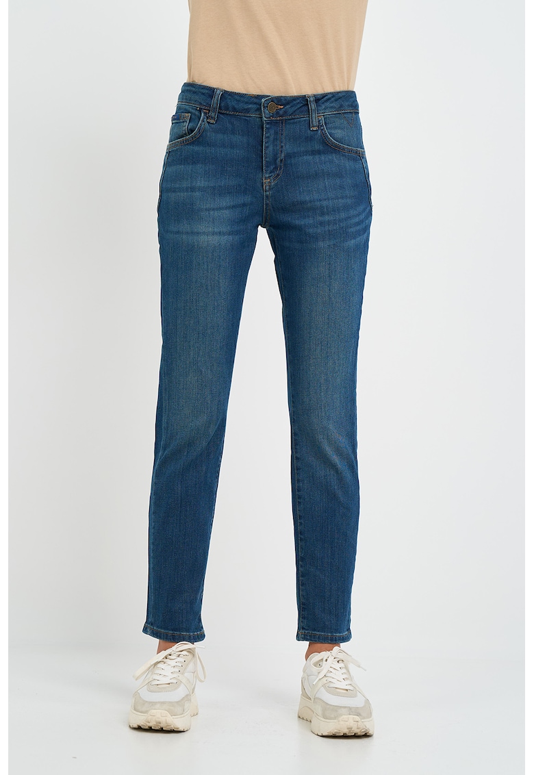Blugi regular fit din amestec de bumbac