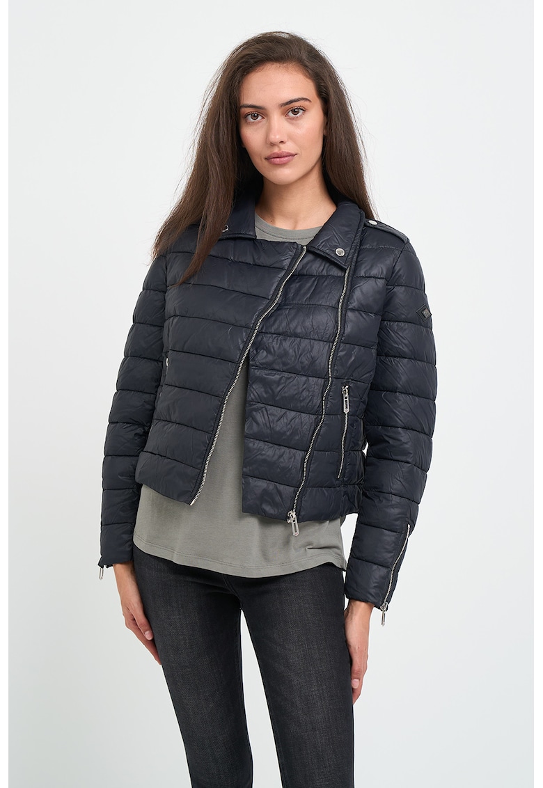 Jacheta cu aspect matlasat - Negru