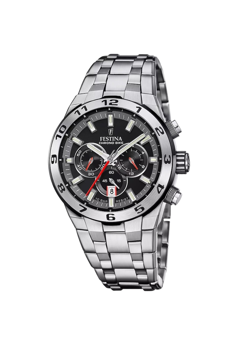 Ceas barbatesc F20670/6 Quartz Argintiu