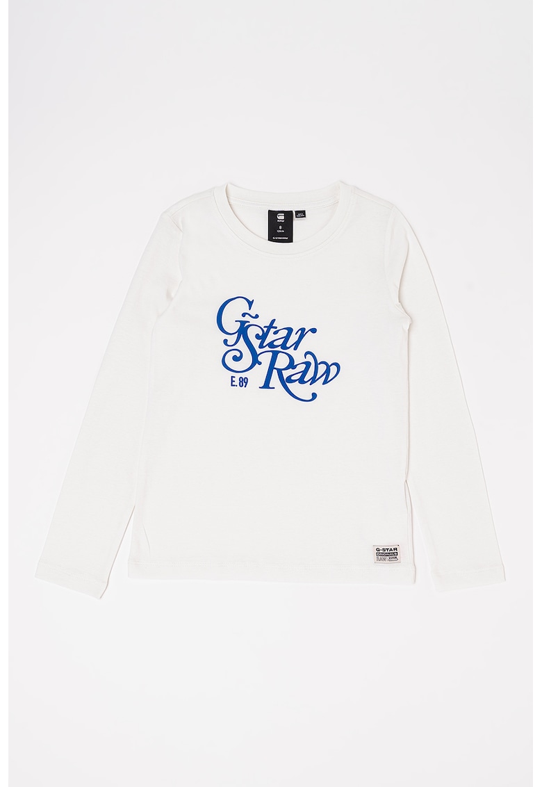 Bluza de bumbac organic cu logo