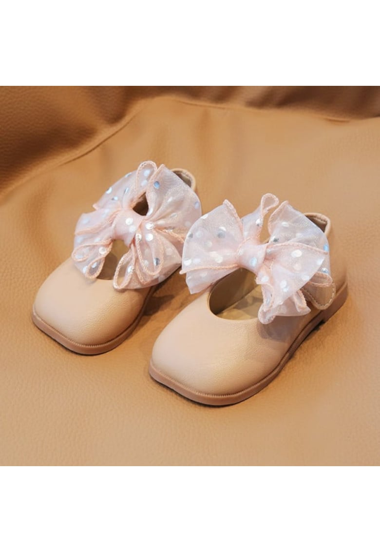 Pantofi Model Organza - Elegant - Piele ecologica - Fete - Velcro
