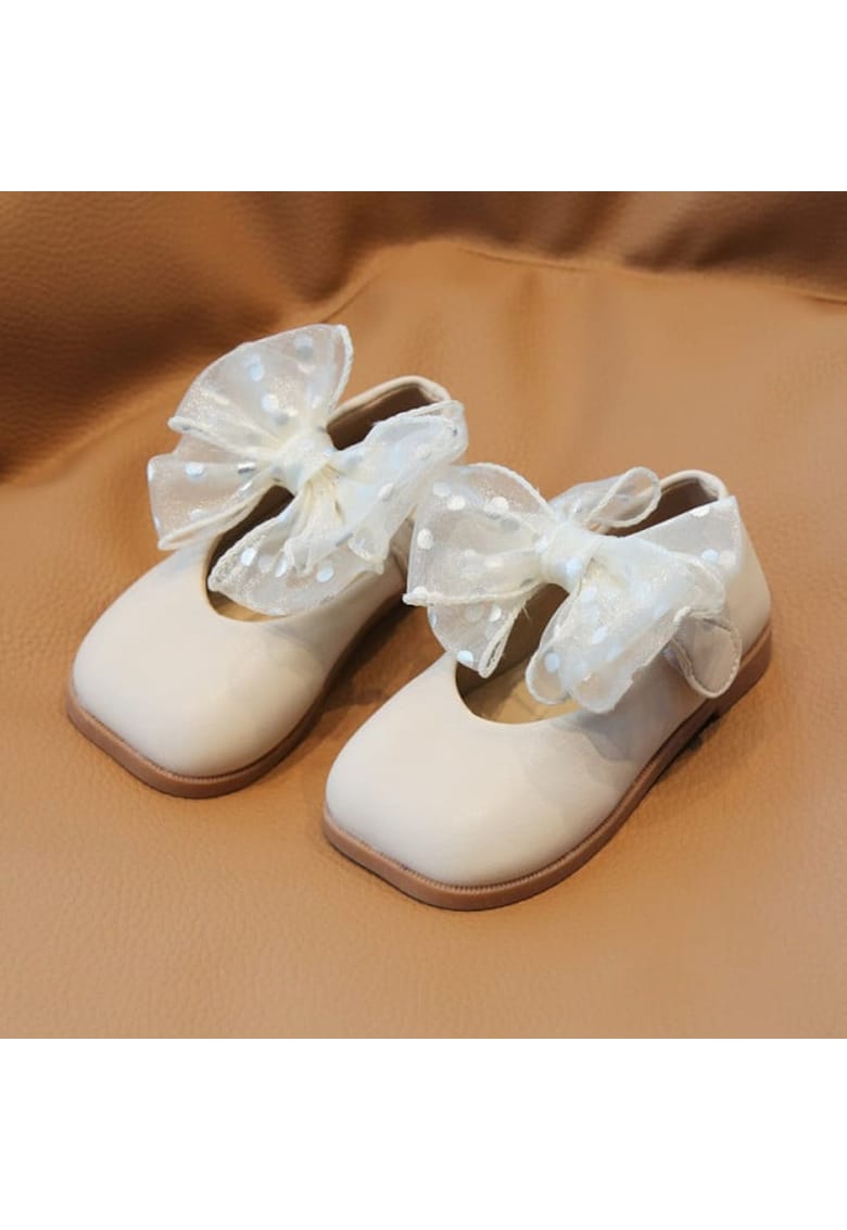 Pantofi Model Organza - Elegant - Piele ecologica - Fete - Velcro