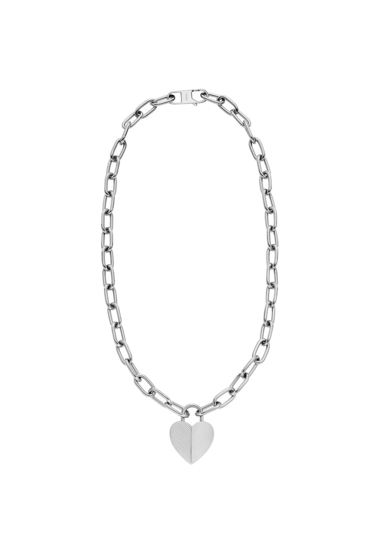 Colier Harlow cu inima JF04657040 - Argintiu