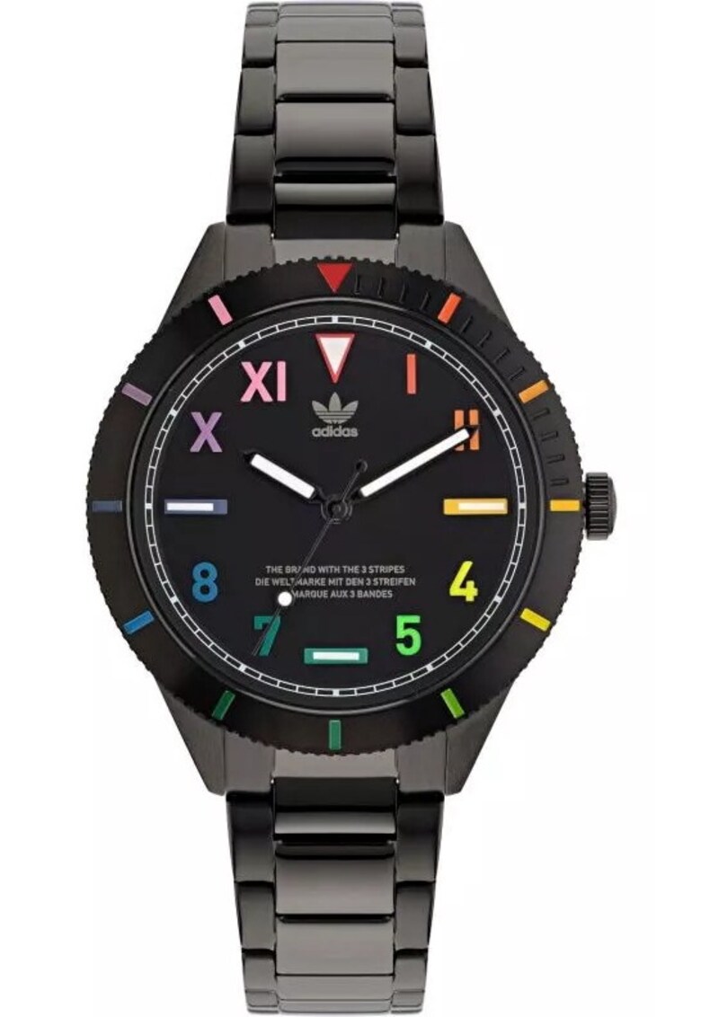 Ceas dama model EDITION THREE SMALL - inox - negru - 36mm