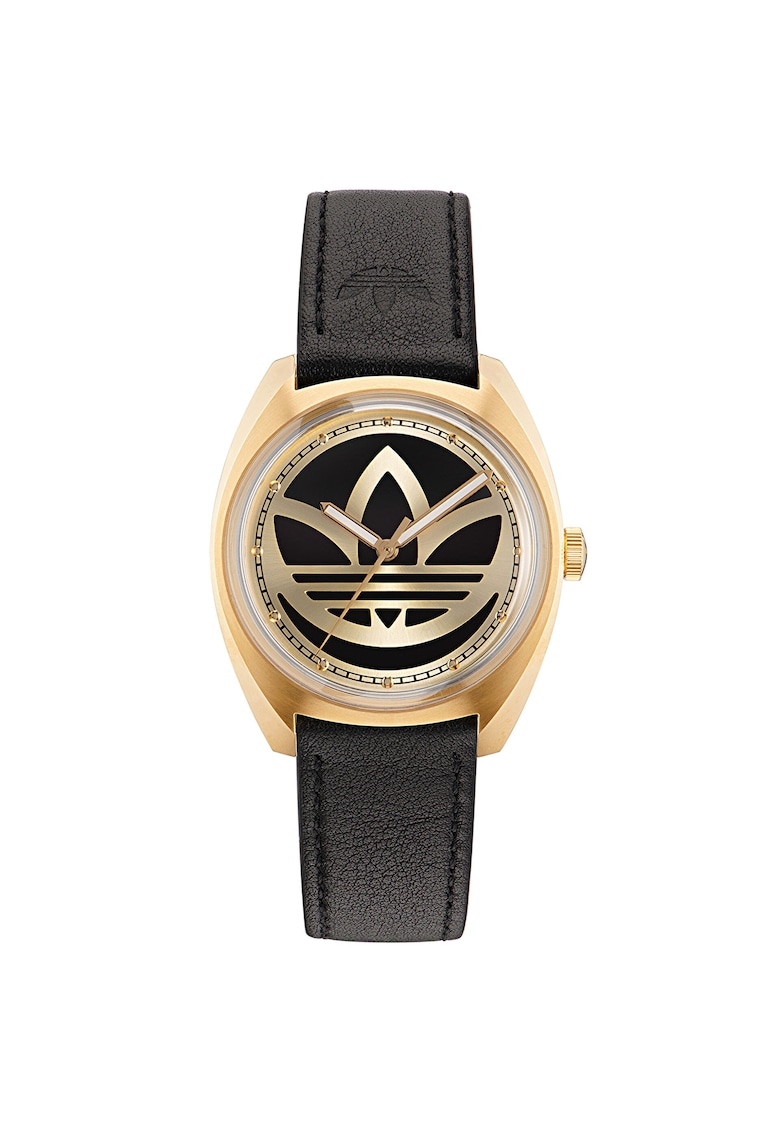 Ceas barbatesc EDITION ONE - inox - curea silicon - 39x12mm - negru - auriu