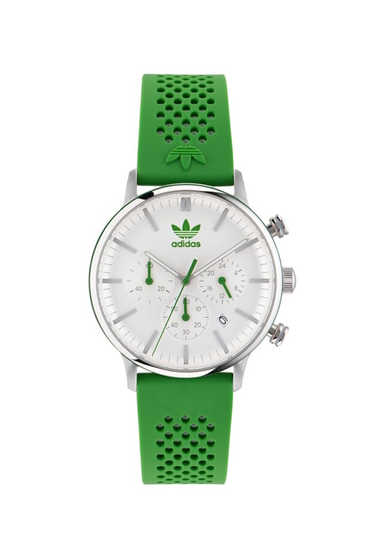 Ceas pentru barbati CODE ONE CHRONO AOSY23020 - Inox/Silicon - Verde/Argintiu