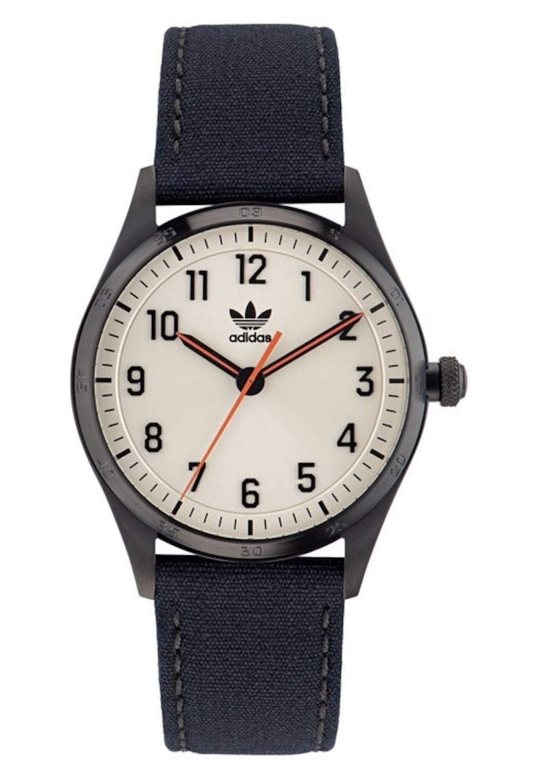 Ceas barbatesc Code Four - mecanism Quartz - curea silicon neagra - carcasa inox - 42mm