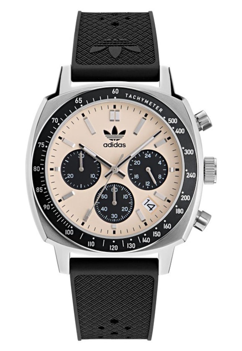 Ceas barbatesc MASTER ORIGINALS ONE CHRONO - argintiu - curea sintetica neagra - mecanism quartz - 44x12mm Ceas barbatesc MASTER ORIGINALS ONE CHRONO - argintiu - curea sintetica neagra - mecanism quartz - 44x12mm