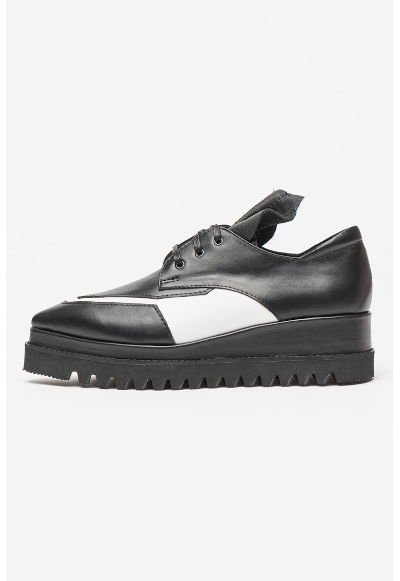 Pantofi wedge de piele Pantofi wedge de piele