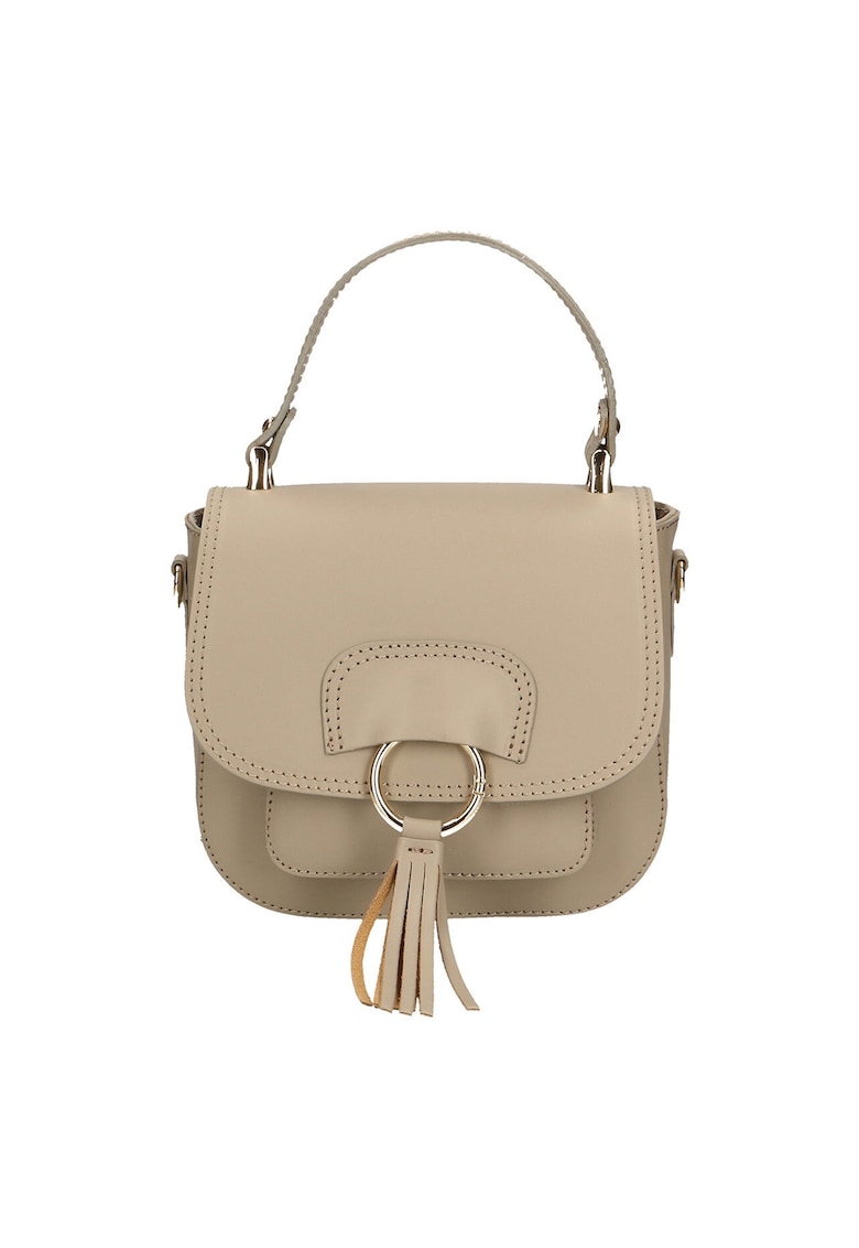 Geanta crossbody din piele cu clapa