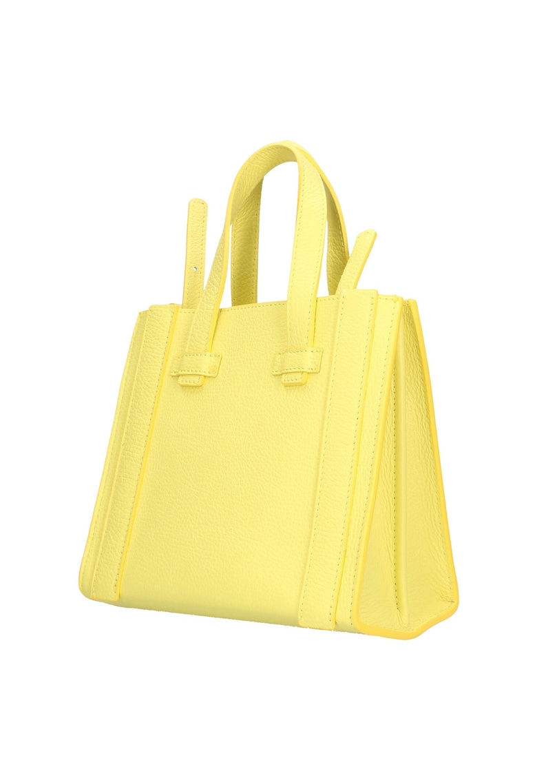 Geanta crossbody din piele cu aspect granulat