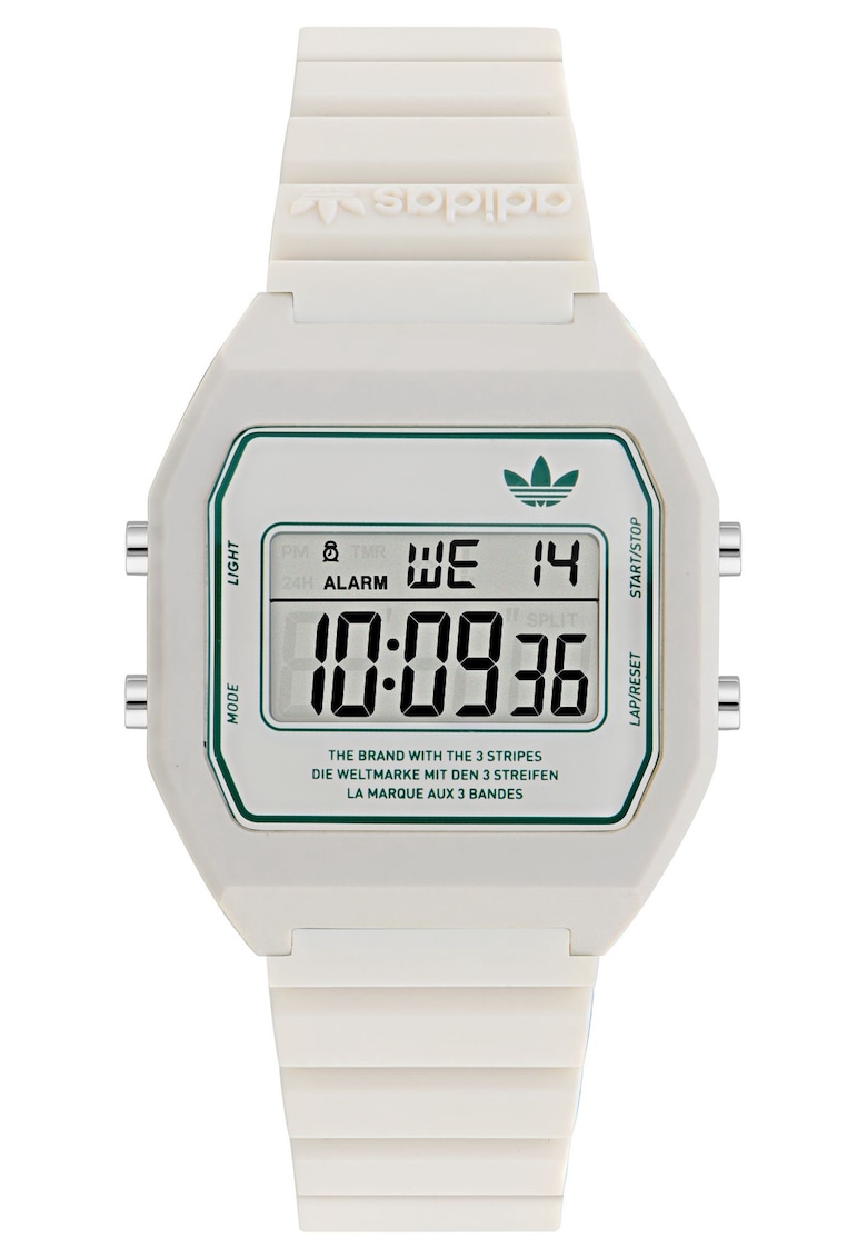 Ceas unisex Digital Two - quartz - alb - rezistent la apa 5 ATM Ceas unisex Digital Two - quartz - alb - rezistent la apa 5 ATM