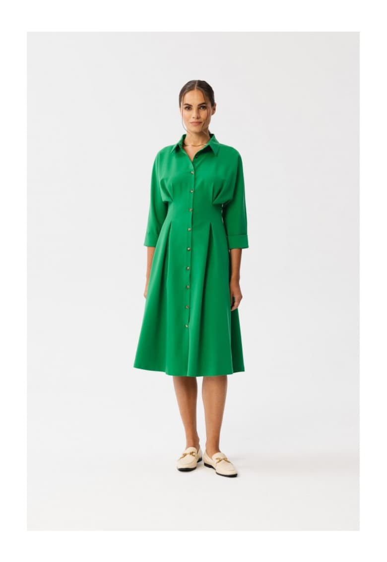 Rochie camasa dama - Camedes - verde deschis -