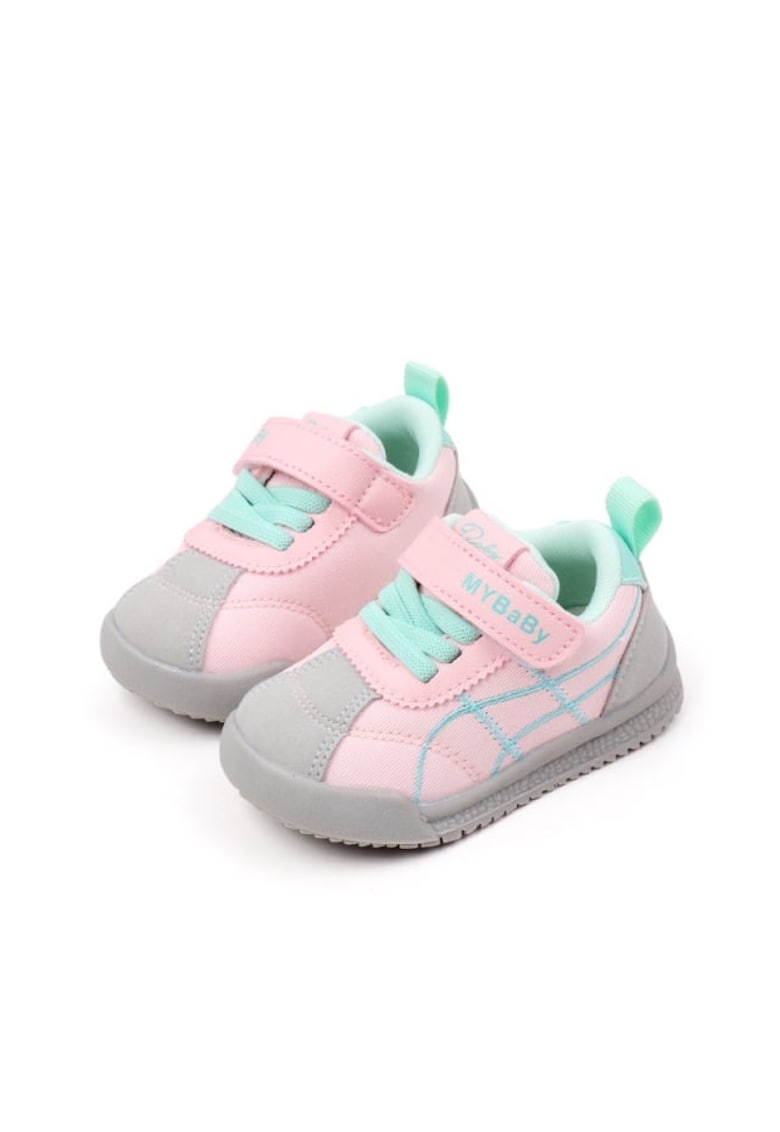 Pantofi Sport Pentru Fetite - Casual - Textil - Velcro - Roz