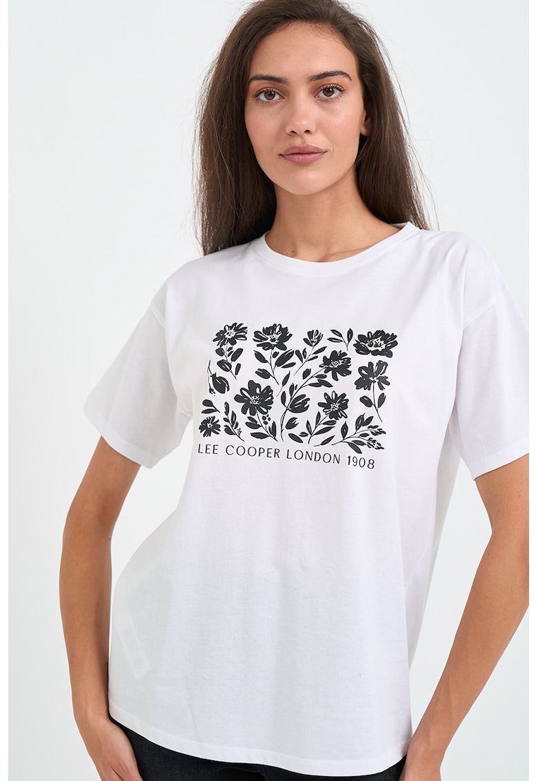 Tricou lejer cu imprimeu floral