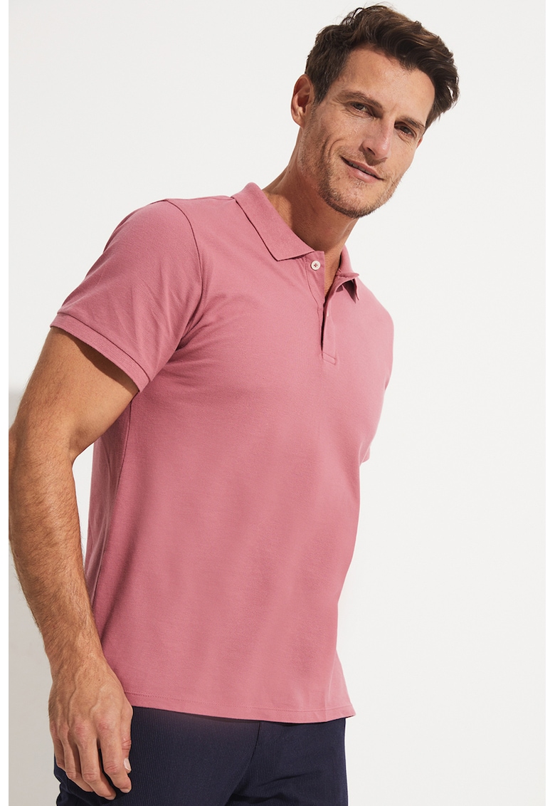 Tricou polo de bumbac