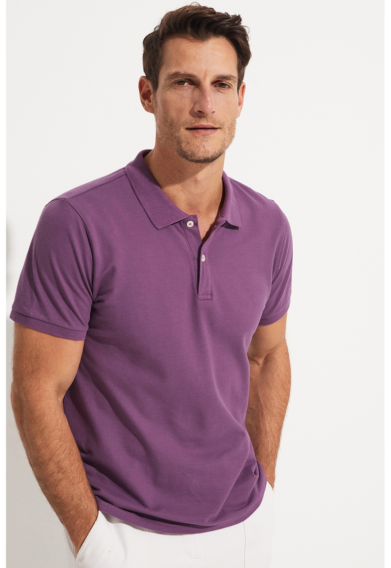 Tricou polo de bumbac