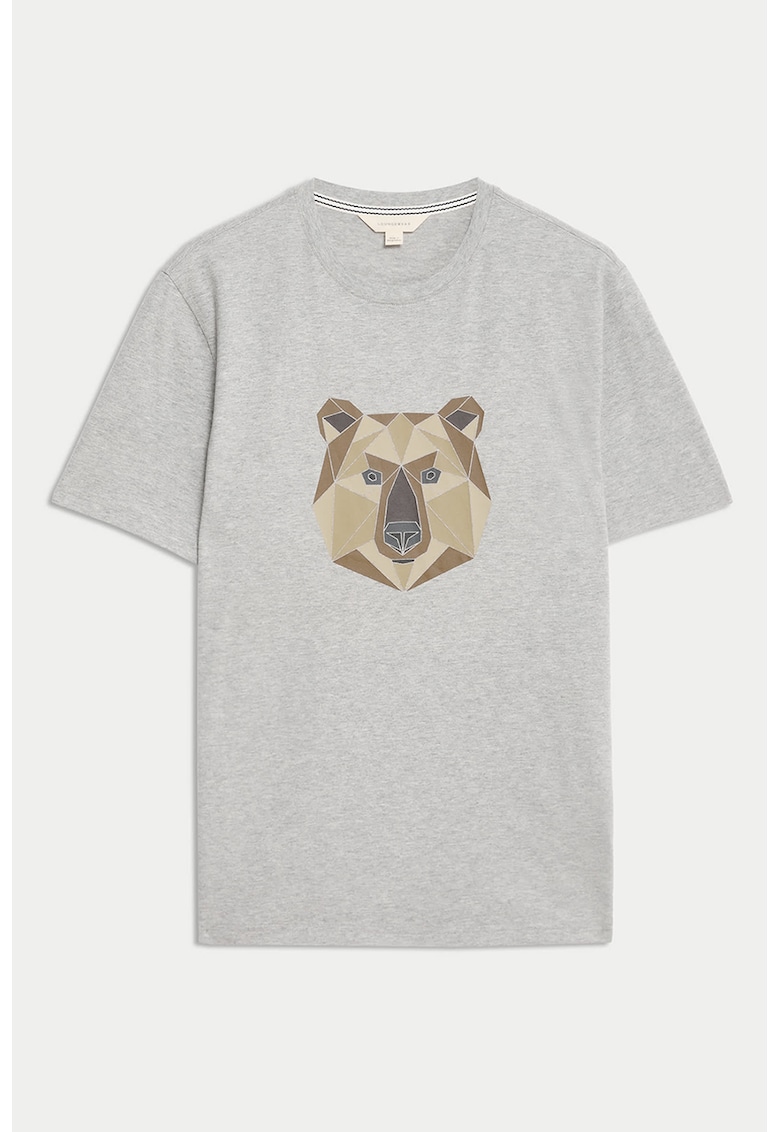 Tricou de pijama cu imprimeu urs