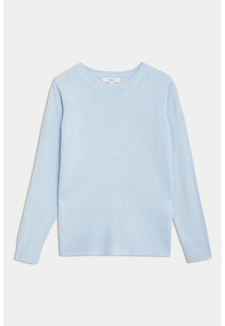 Pulover relaxed fit din tricot fin