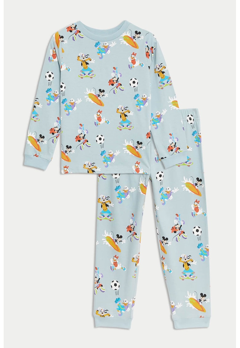 Pijama de bumbac cu personaje Disney