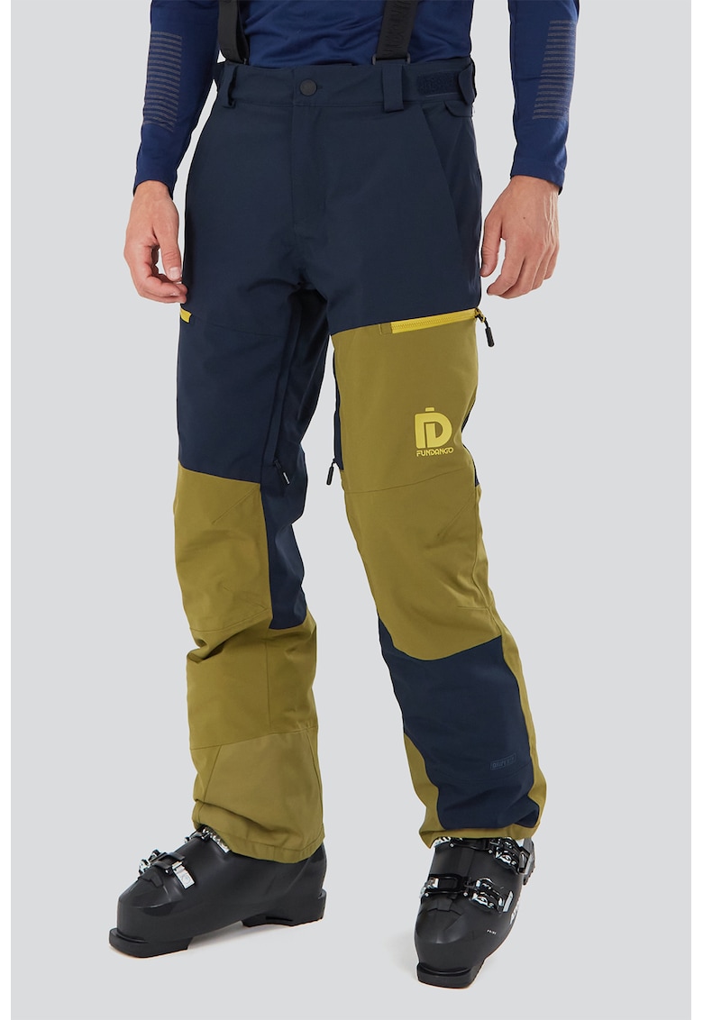 Pantaloni cu bretele pentru ski Teak