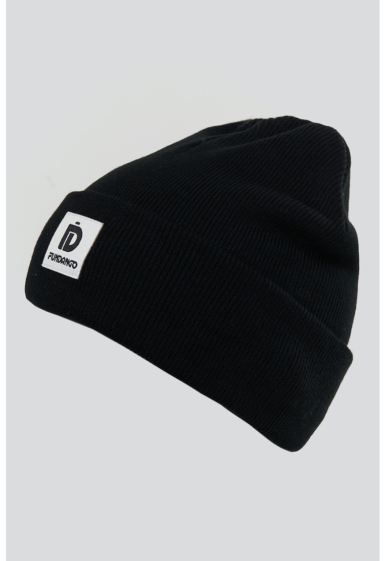 Caciula striata cu aplicatie logo Kingdom