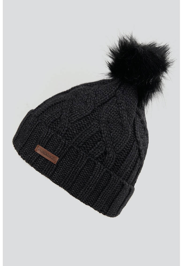 Caciula cu model torsade si ciucure