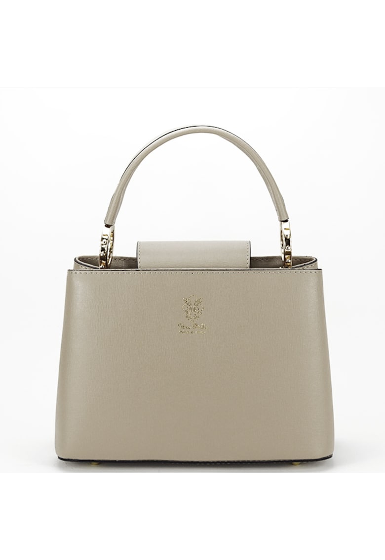 Geanta mica din piele naturala B-8950 120 Bej 7101