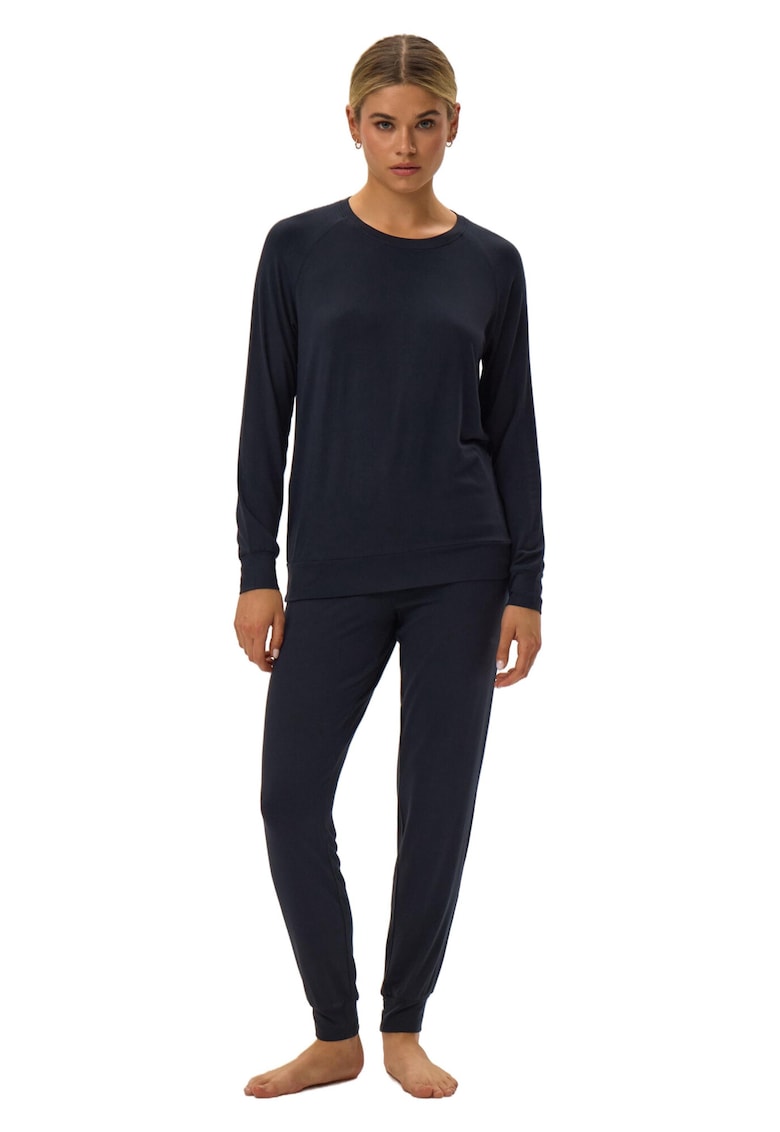 Pijama pentru dama Viscoza/Elastan - Bleumarin