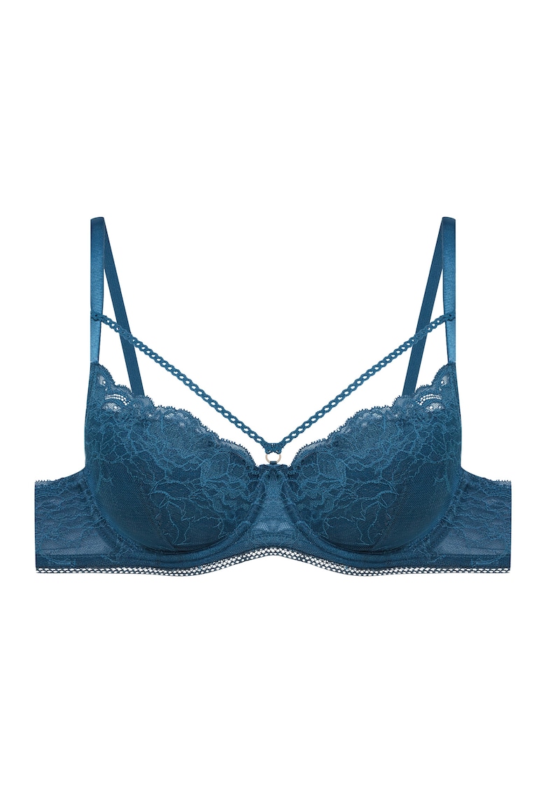 Sutien cu push-up Intonation - Bumbac - turcoaz