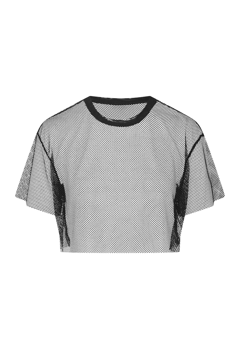 Tricou dama - plasa - negru - XS/S