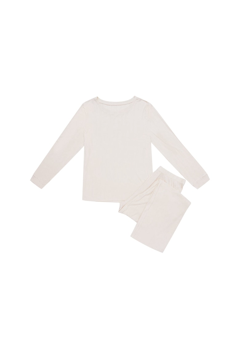 Pijamale dama Viscoza - Lungi - Bej -