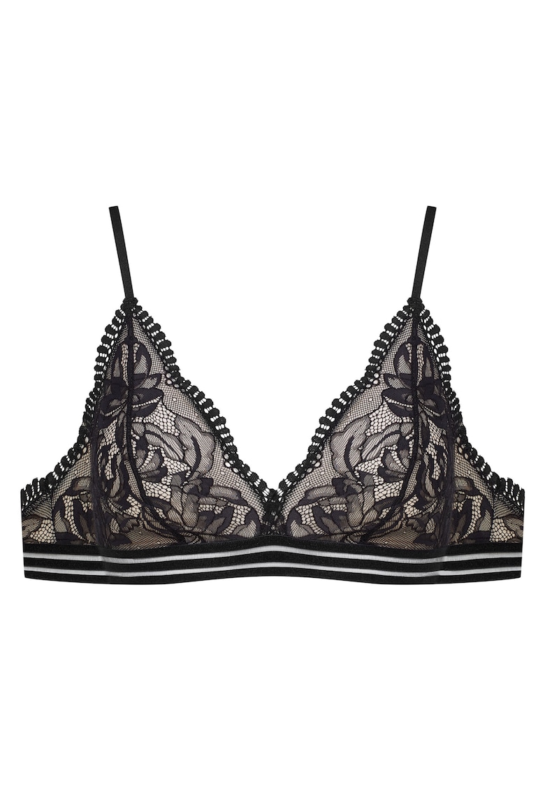 Sutien moale -  Dantela - Model Outline - Negru