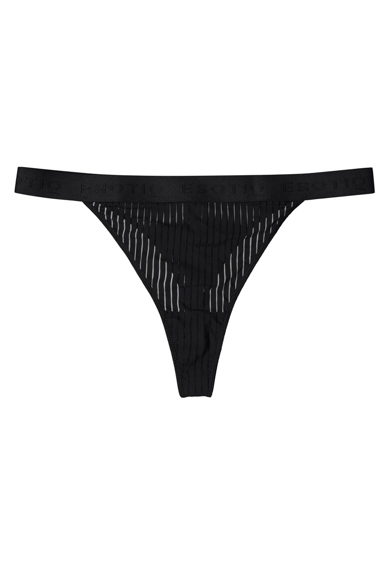 Chiloti tanga Osom Bumbac - Negru